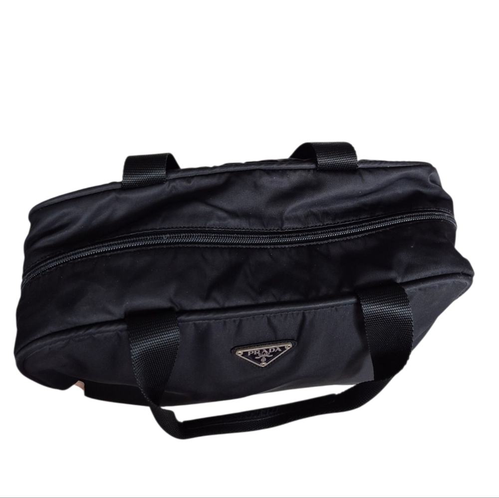 Vintage Prada Black Nylon Handbag - Picture 3 of 16